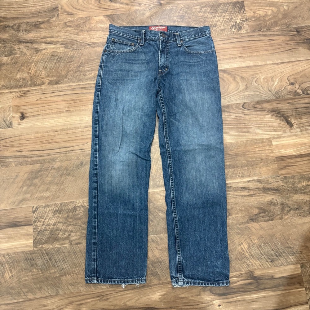 Vintage Y2K Arizona Jeans Co. Denim Pants Mens 31x30 Blue Straight Leg Faded